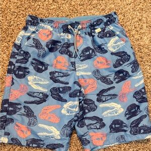 Cat & Jack Dinosaur Print Shorts - Blue and Orange